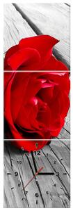 Gario Órás falikép Vörös Rózsa - 3 részes Méret: 80 x 40 cm