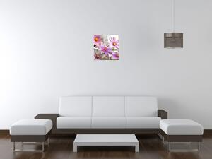 Gario Órás falikép Gyengéd virágok Méret: 100 x 40 cm
