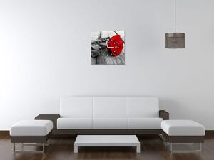 Gario Órás falikép Vörös Rózsa Méret: 60 x 40 cm