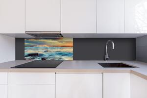 Dibond tábla a konyhapult mögött napnyugta - 80 x 40 cm ingyenes ragasztó