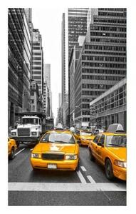 Nem szőtt fotótapéta a falra taxi a városban 150 x 250 cm