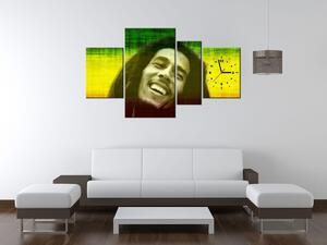Gario Órás falikép Bob Marley - 4 részes Méret: 120 x 70 cm