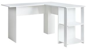 Sarok íróasztal SNYDER Fehér 125 cm 125 cm