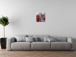 Gario Órás falikép Telefonfülke Londonban UK Méret: 60 x 40 cm