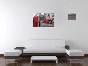 Gario Órás falikép Telefonfülke Londonban UK Méret: 100 x 40 cm