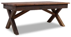 Vegyes újrahasznosított fa dohányzóasztal 110 x 60 x 45 cm