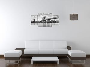 Gario Órás falikép Brooklyn New York - 3 részes Méret: 80 x 40 cm