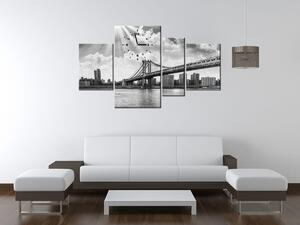 Gario Órás falikép Brooklyn New York - 4 részes Méret: 120 x 80 cm