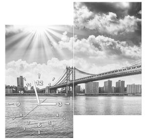 Gario Órás falikép Brooklyn New York - 2 részes Méret: 60 x 60 cm