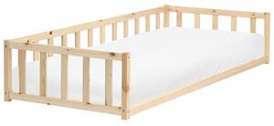 Gyerekágy Fenyő AURIBEAU 90 x 200 cm Világosbarna