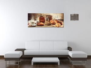Gario Órás falikép Ízletes reggeli Méret: 100 x 40 cm