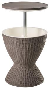 Hűtő asztal AISA 49 cm 49 cm Fahatású Barna