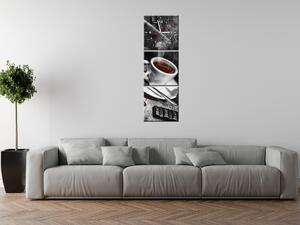 Gario Órás falikép Arabica kávé - 3 részes Méret: 80 x 40 cm