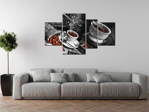 Gario Órás falikép Arabica kávé - 4 részes Méret: 120 x 80 cm