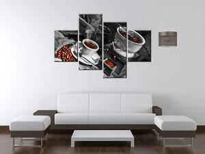 Gario Órás falikép Arabica kávé - 4 részes Méret: 120 x 80 cm