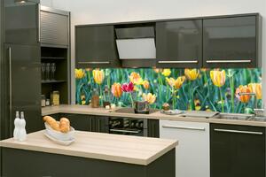 Konyhai fotótapéta - tulipánok 260 x 60 cm