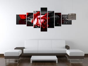 Gario Órás falikép Roses and spa - 7 részes Méret: 210 x 100 cm