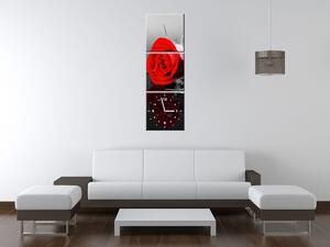 Gario Órás falikép Roses and spa - 3 részes Méret: 90 x 30 cm