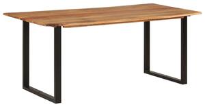 Tömör akácfa étkezőasztal 180 x 90 x 76 cm