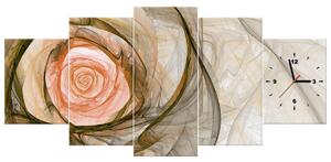 Gario Órás falikép Gyönyöru rózsa fraktál - 5 részes Méret: 150 x 105 cm