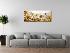 Gario Órás falikép Virágos szépség Méret: 100 x 40 cm