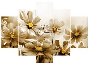 Gario Órás falikép Virágos szépség - 5 részes Méret: 150 x 105 cm