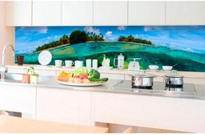 Konyhai fotótapéta - korallzátony 350 x 60 cm