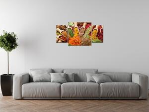 Gario Órás falikép Fuszerfesztivál - 3 részes Méret: 80 x 40 cm