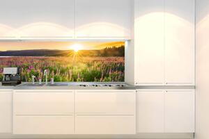 Konyhai fotótapéta - naplemente a réten 180 x 60 cm