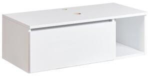 Fali mosdószekrény RUPANCO 80 cm Fehér