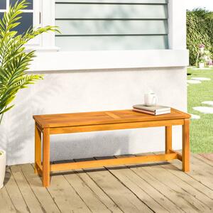 VidaXL tömör akácfa kerti pad 110 x 35 x 45 cm