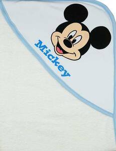 Disney Mickey kapucnis törölköző 70x90 cm - fehér