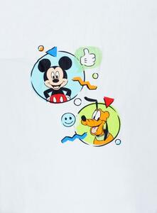 Disney Mickey és Plútó wellsoft béléses pamut babatakaró 70x90cm - fehér