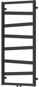 Mexen, Mexen Zoom dekoratív fürdőszobai radiátor 1100 x 530 mm, 376 W, fekete - W130-1100-530-00-70