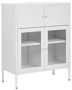 Vitrin ESHOLT Fém 80 cm Fehér