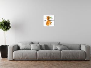 Gario Órás falikép Narancssárga cica Méret: 30 x 30 cm