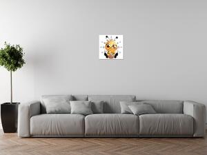 Gario Órás falikép Méhecske mézecskével Méret: 30 x 30 cm