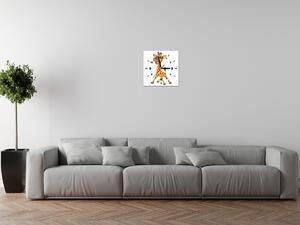 Gario Órás falikép Nagy zsiráf Méret: 30 x 30 cm