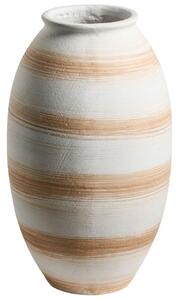 Virágtartó váza ZERVATA 42 cm Törtfehér
