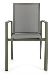 KONNOR II zöld és szürke kerti szék