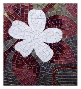 Nem szőtt fotótapéta vörös mozaik 225 x 250 cm
