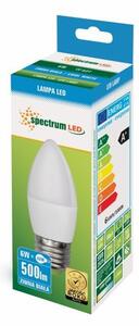 SpectrumLED E27 LED gyertya izzó 6W 500lm Hideg fehér