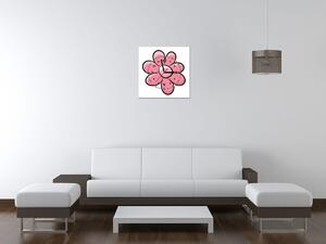 Gario Órás falikép Rózsaszín virágocska Méret: 30 x 30 cm