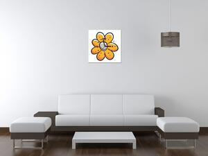 Gario Órás falikép Sárga virágocska Méret: 40 x 40 cm