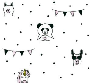 Nem szőtt tapéta falra little love 38138-1