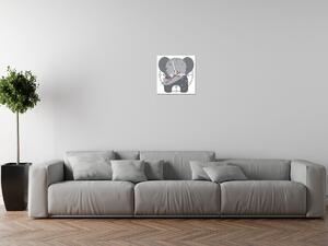 Gario Órás falikép Elefánt Méret: 30 x 30 cm