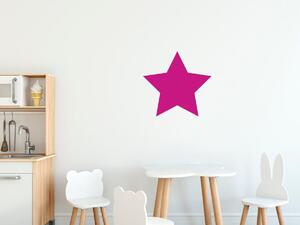 Gario Gyerek falmatrica Sötétrózsaszín csillagocska Méret: 20 x 20 cm