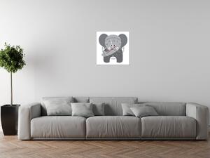 Gario Órás falikép Elefánt Méret: 40 x 40 cm