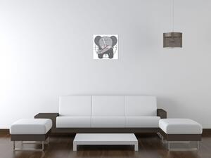 Gario Órás falikép Elefánt Méret: 40 x 40 cm