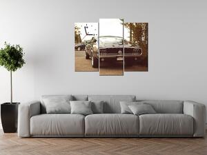 Gario Órás falikép Ford Mustang, 55laney69 - 3 részes Méret: 90 x 70 cm